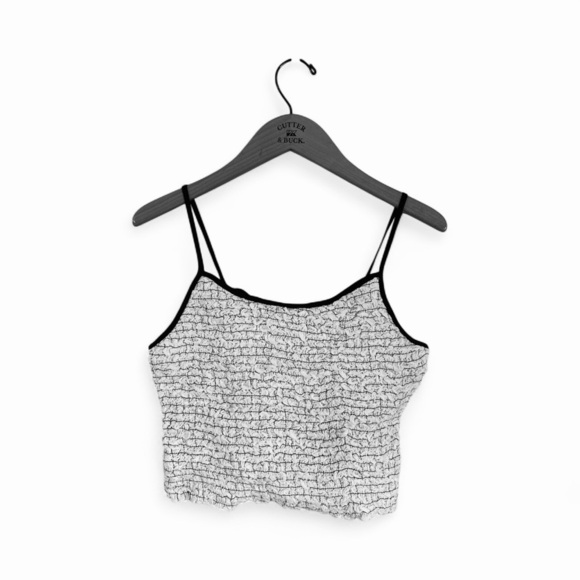 Free People Free-Est Linen Skirt Set Size Medium Black White Two Piece Set - Picture 4 of 15